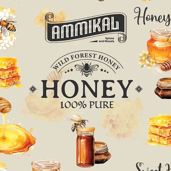 Wild forest honey